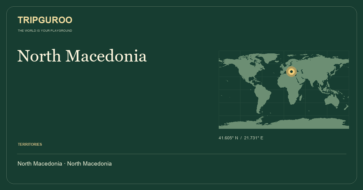 North Macedonia · Reference location