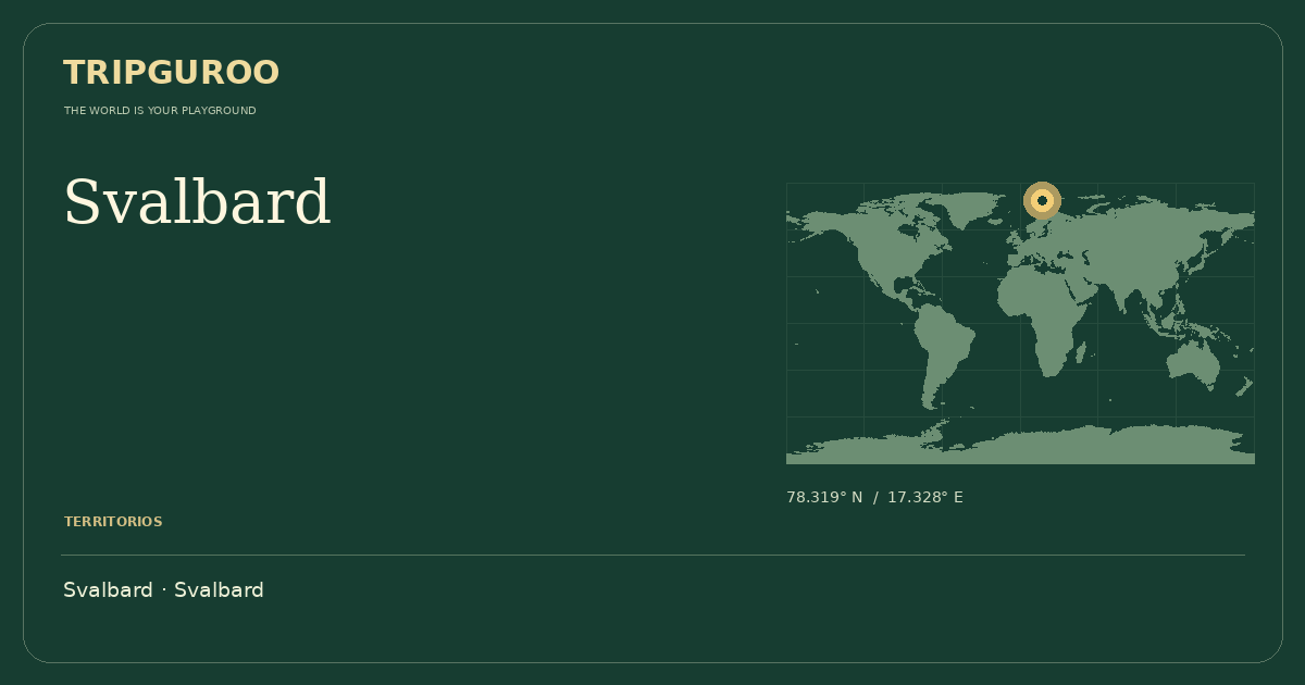 Svalbard · Ubicación de referencia