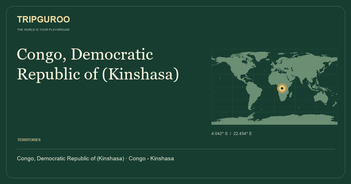 Congo, Democratic Republic of (Kinshasa) · Reference location