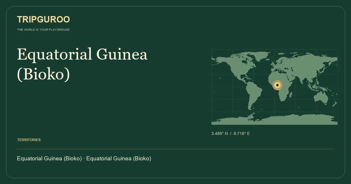 Equatorial Guinea (Bioko) · Reference location