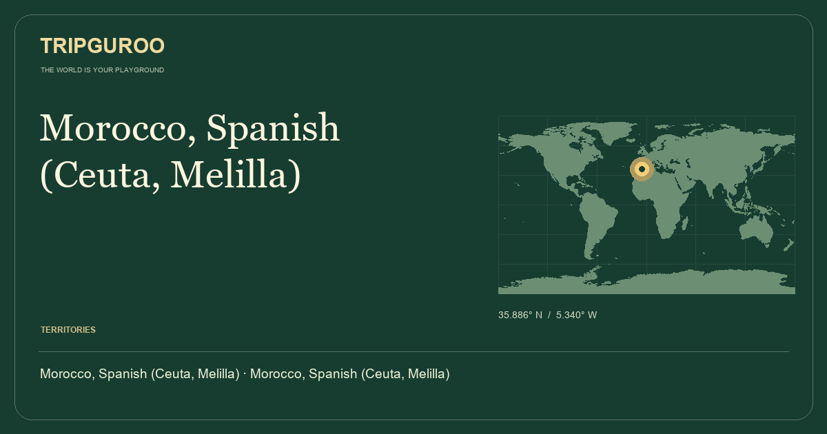 Morocco, Spanish (Ceuta, Melilla) · Reference location