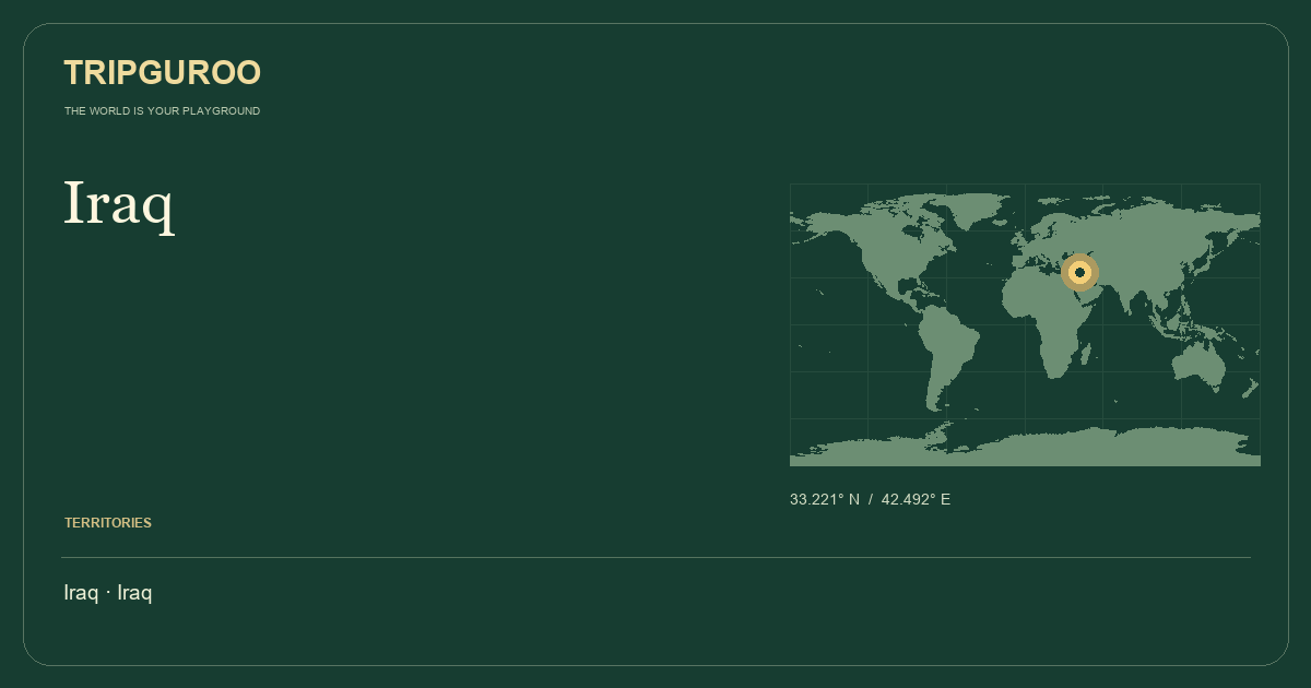 Iraq · Reference location