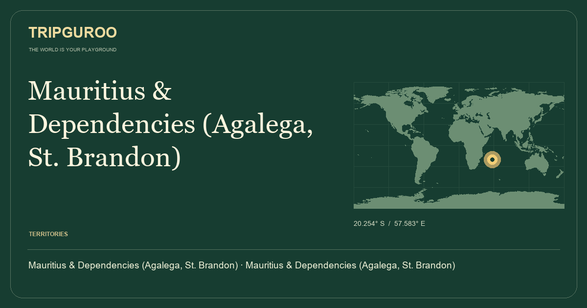 Mauritius & Dependencies (Agalega, St. Brandon) · Reference location