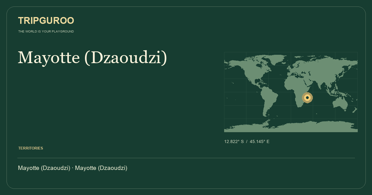 Mayotte (Dzaoudzi) · Reference location