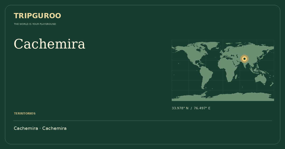 Cachemira · Ubicación de referencia