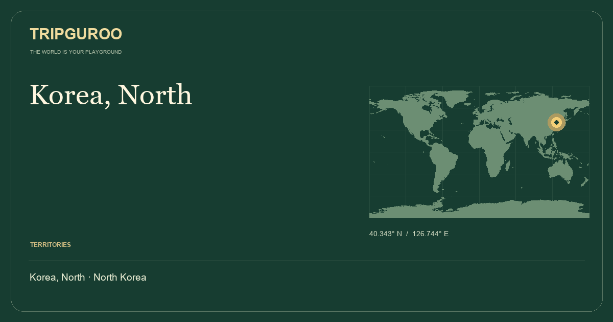 Korea, North · Reference location