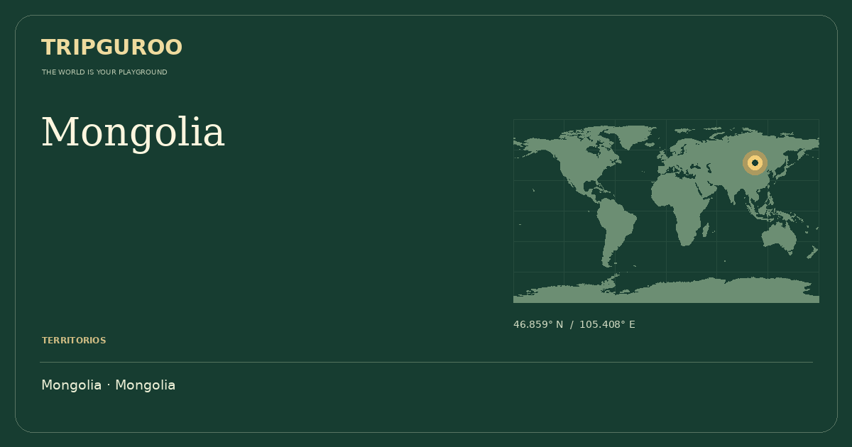 Mongolia · Ubicación de referencia