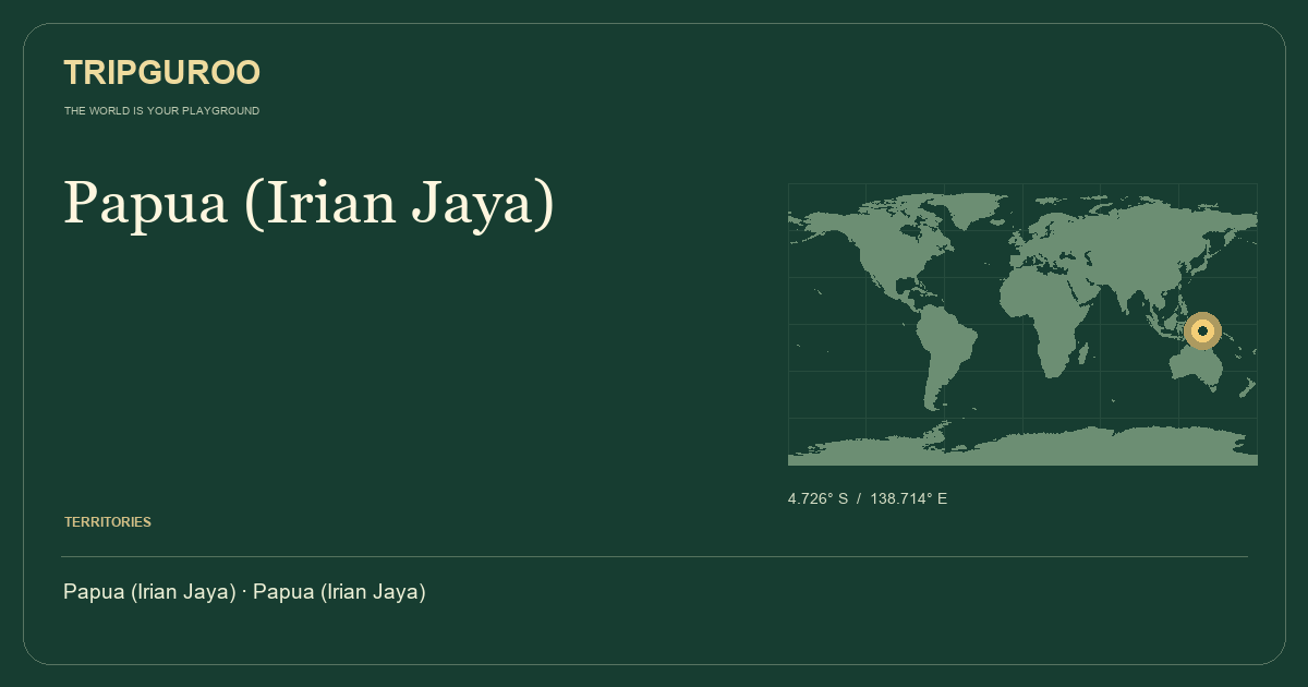 Papua (Irian Jaya) · Reference location