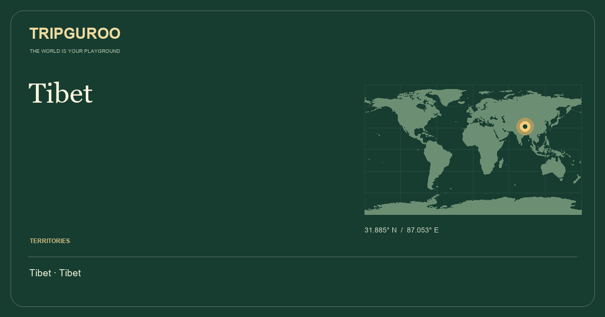 Tibet · Reference location