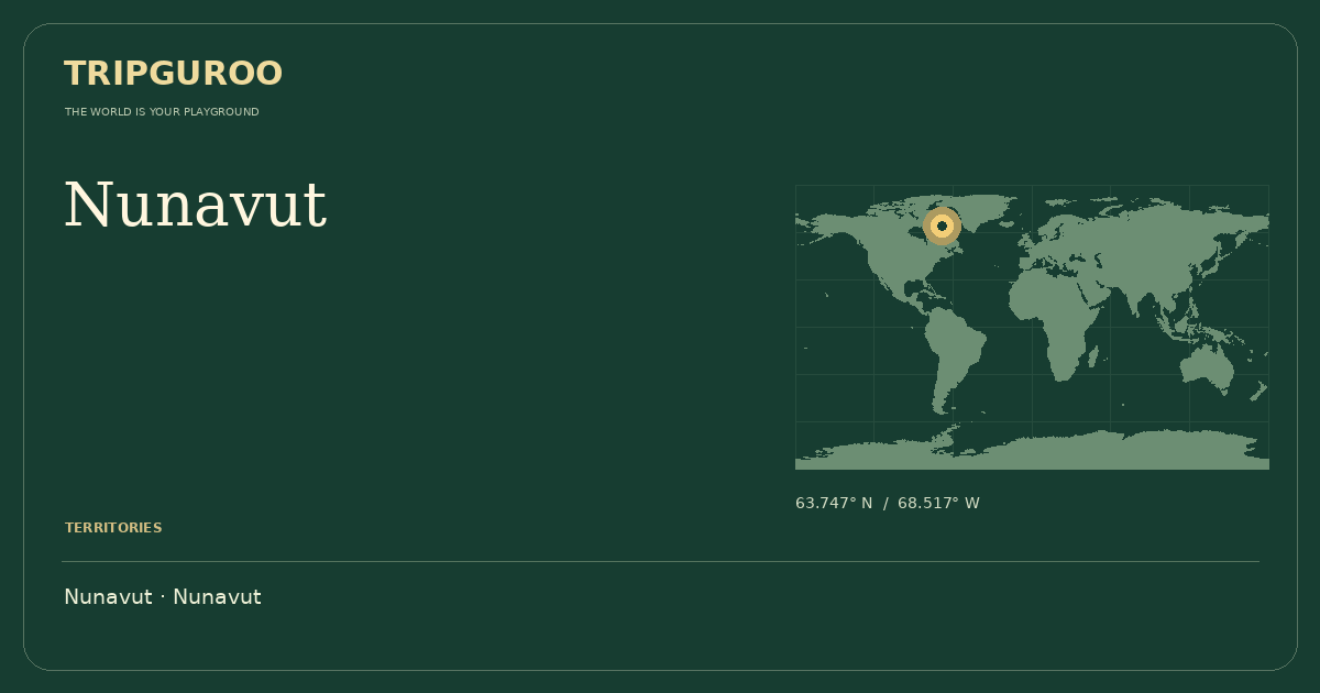 Nunavut · Reference location
