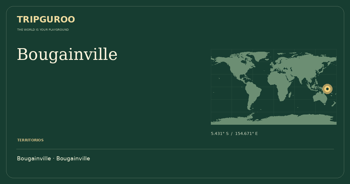 Bougainville · Ubicación de referencia