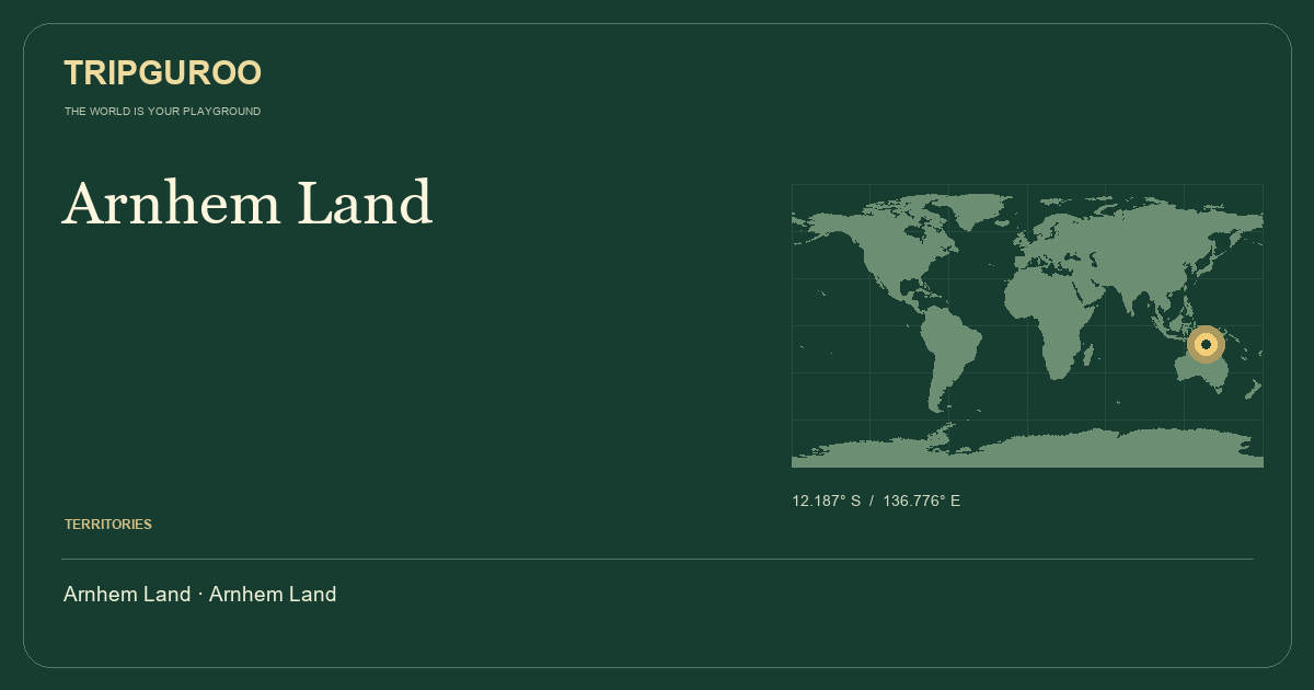 Arnhem Land · Reference location