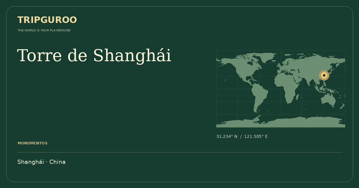 Torre de Shanghái · Ubicación de referencia