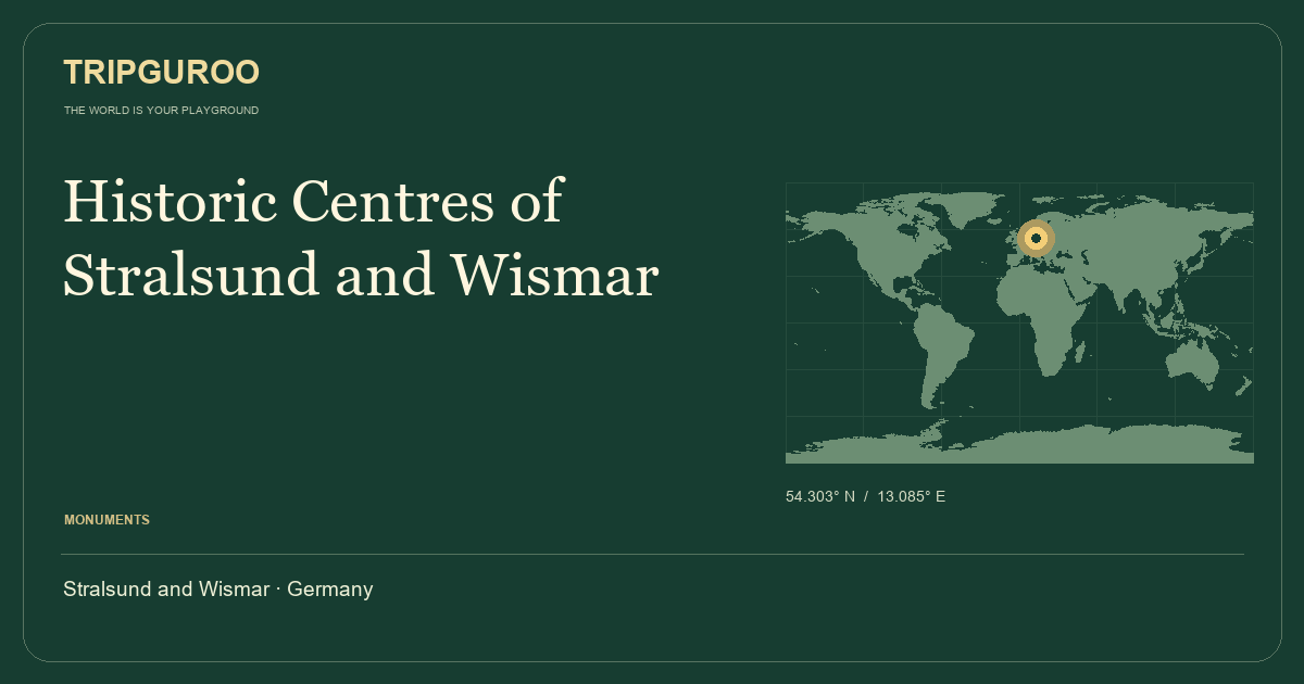 Historic Centres of Stralsund and Wismar · Reference location