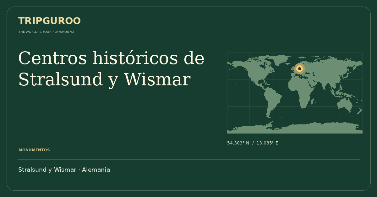 Centros históricos de Stralsund y Wismar · Ubicación de referencia
