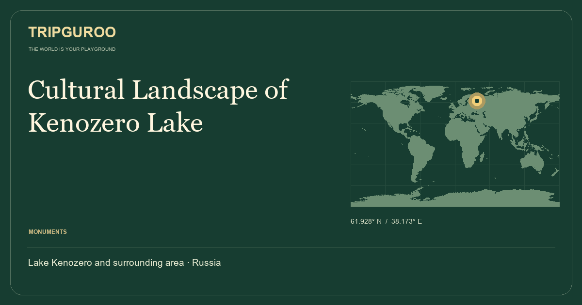 Cultural Landscape of Kenozero Lake · Reference location
