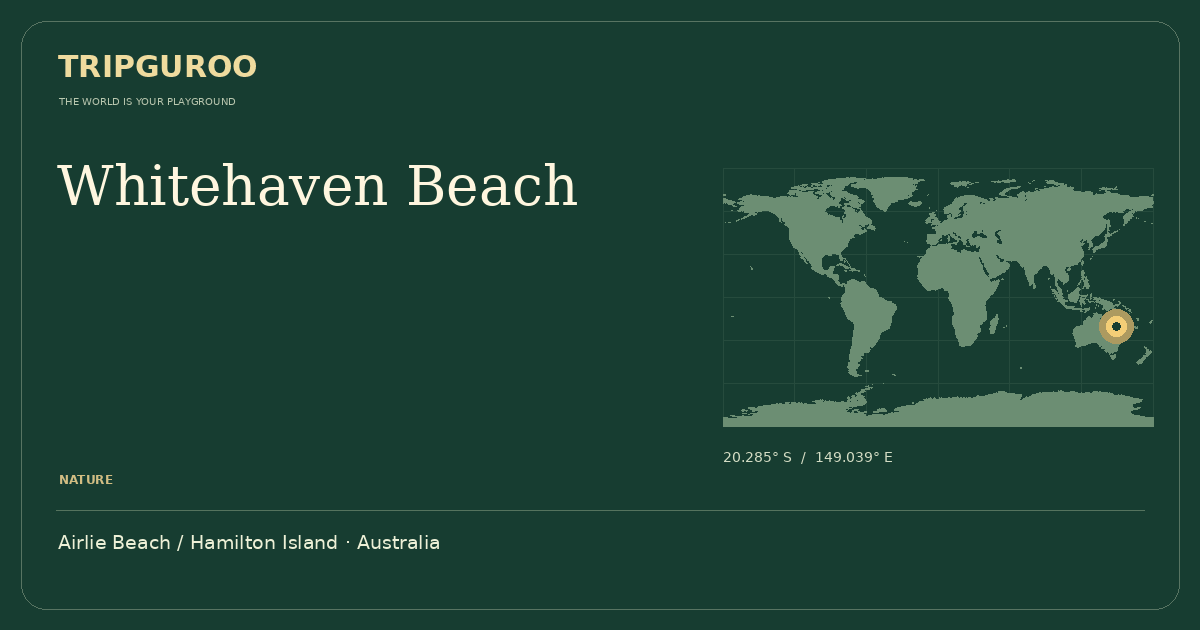 Whitehaven Beach · Reference location